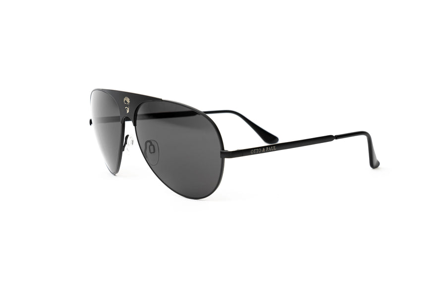 Sonnenbrille Aviator №01 schwarz Metall