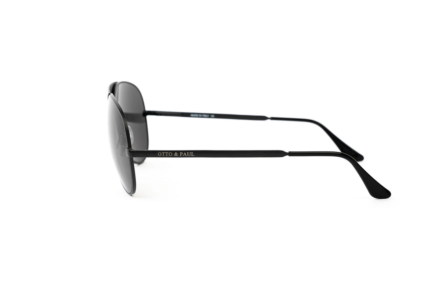 Sonnenbrille Aviator №01 schwarz Metall