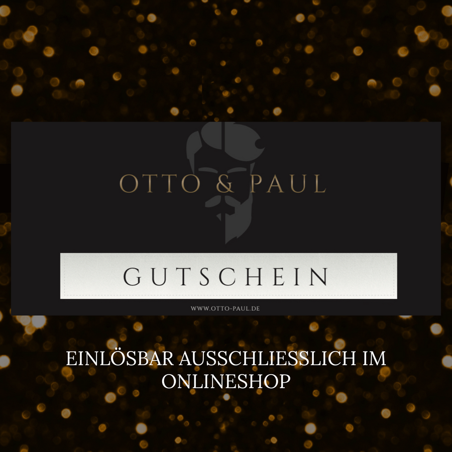 OTTO & PAUL® Geschenkgutschein einlösbar im Online-Shop.